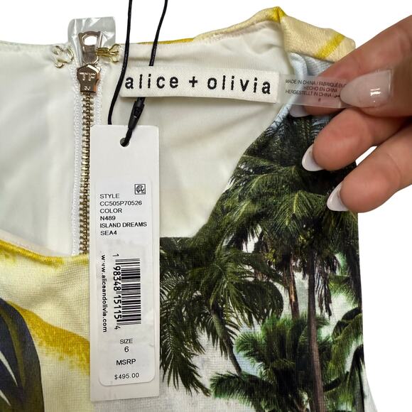 ALICE + OLIVIA Pania Print Sleeveless Maxi Dress - Picture 12 of 12